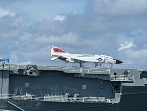 We Visit the Yorktown Aircraft Carrier in Charleston Bay, South Carolina.