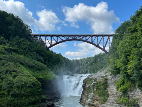 The Upper Falls, Letchworth State Park, New York State