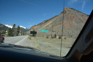 Silverton to Ouray, Colorado