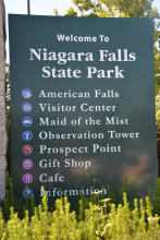 At Niagara Falls State Park, New York and Maid of the Mist