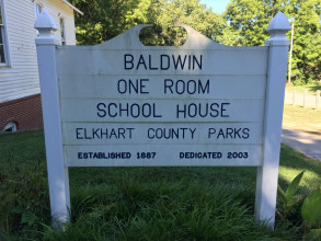 Baldwin "One-Room" Schoolhouse at Bonneyville Mill County Park
