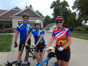 Bike Ride with Dale and Susan Nagel in Mishiwaka and South Bend, Indiana (Notre Dame)