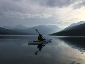 Kayaking 12.8 Miles on Kintla Lake - Glacier National Park