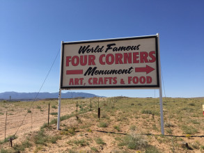 Four Corners Monument with Bob and Charlotte Capp - Stand in Four States at Once