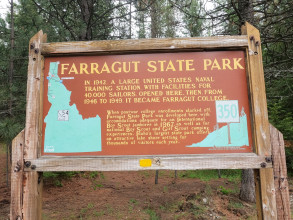 Hiking in Farragut State Park Near Sandpoint, Idaho