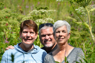 Hiking the Wynn Nature Center with Bob and Charlotte Capp - Homer, Alaska